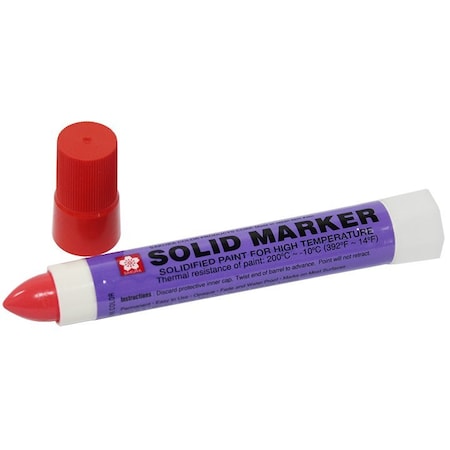 The Brush Man Waterproof Marking Stick - Red, 12PK MARKING STICK R